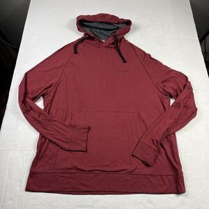 Craghoppers Mens Outdoor Hoodie Red Long Sleeve Lightweight Hiking Pullover XL